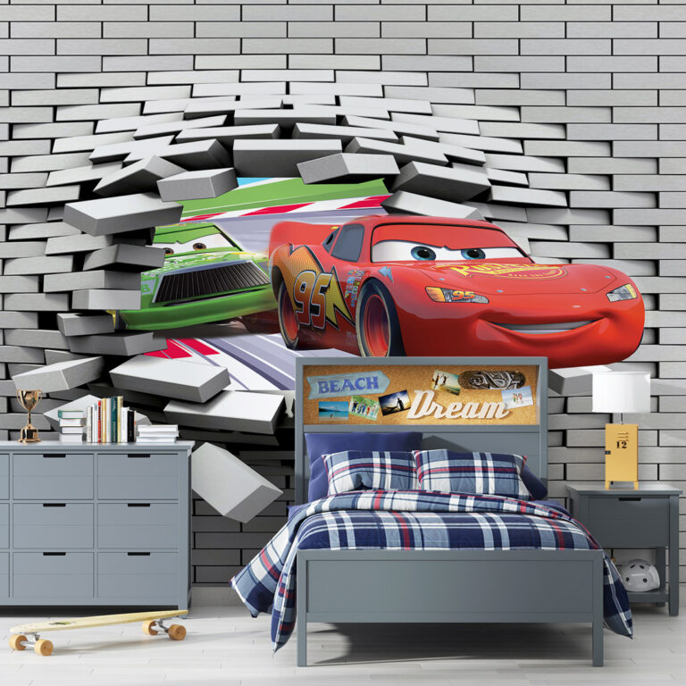 3D foto tapeta Cars crtani film