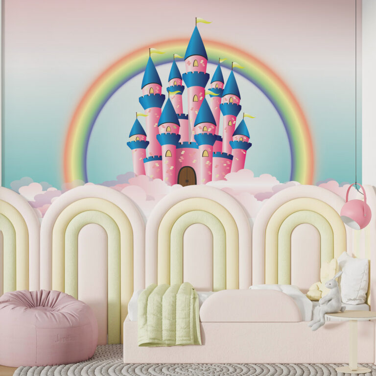 Dečija foto tapeta dvorac crtani motiv