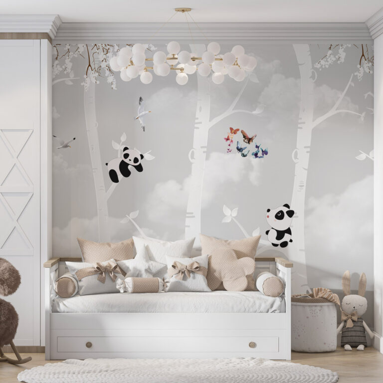 Dečija foto tapeta pande prirodni motiv