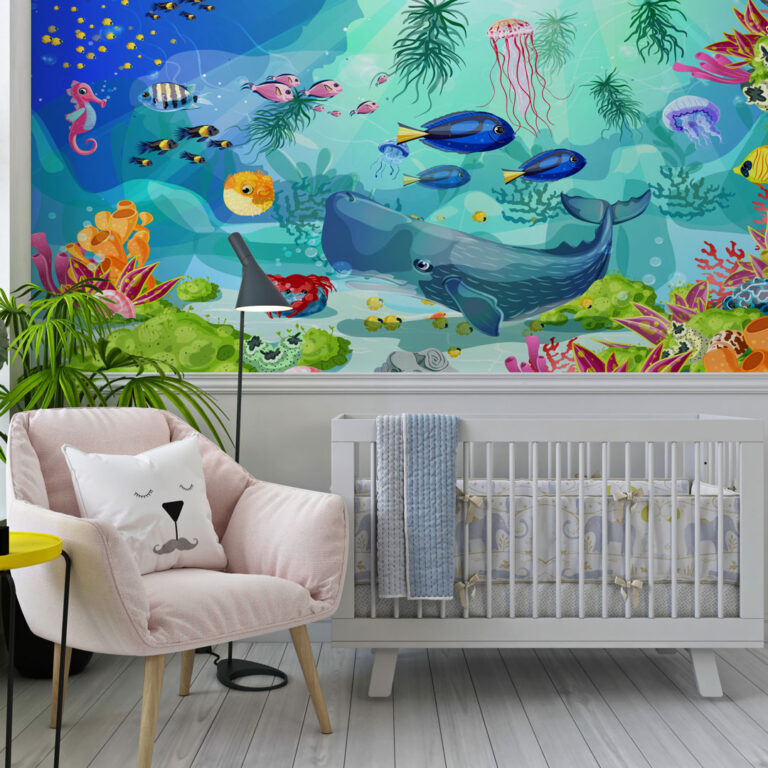 Foto tapeta podvodni svet morski motiv