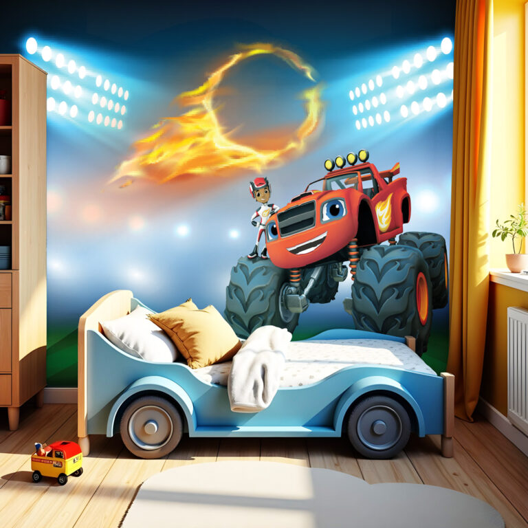 Dečija foto tapeta Blejz crtani motiv