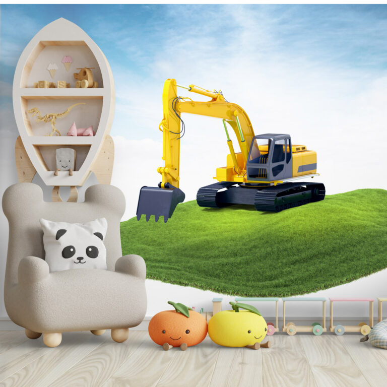 Foto tapeta bageri dečiji dizajn