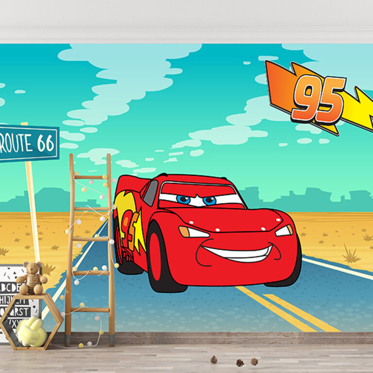 Dečija foto tapeta Munja MCQueen crtani motiv