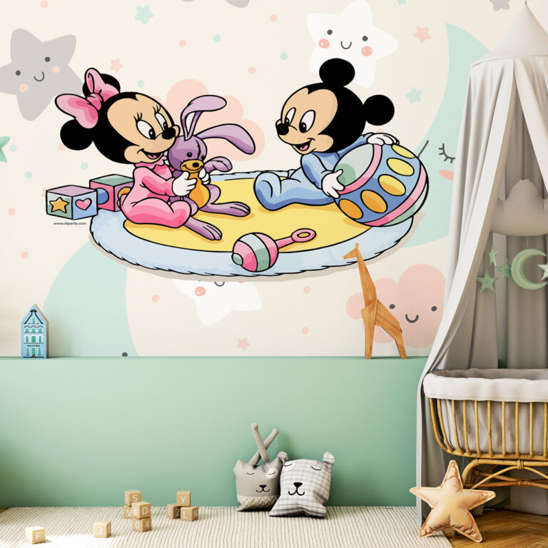 Dečija foto tapeta Miki Maus crtani motiv
