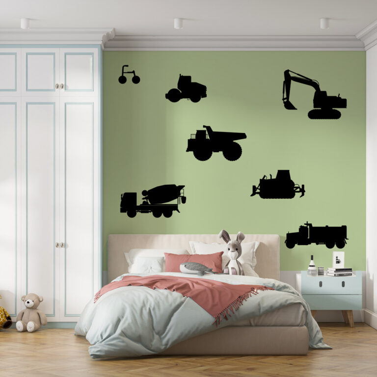 Dečija foto tapeta bager motiv