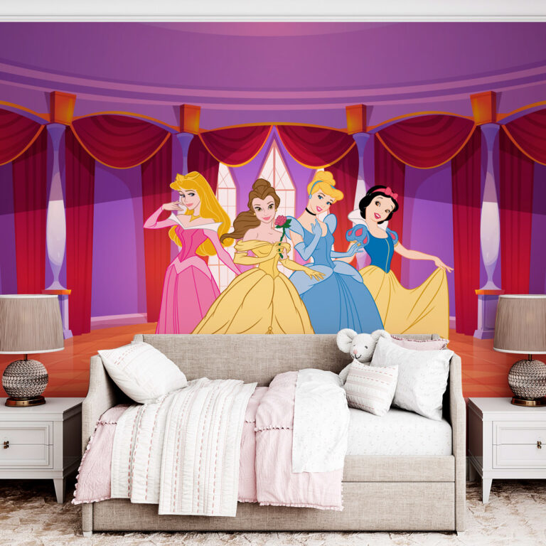 Dečija foto tapeta Diznijeve princeze crtani motiv