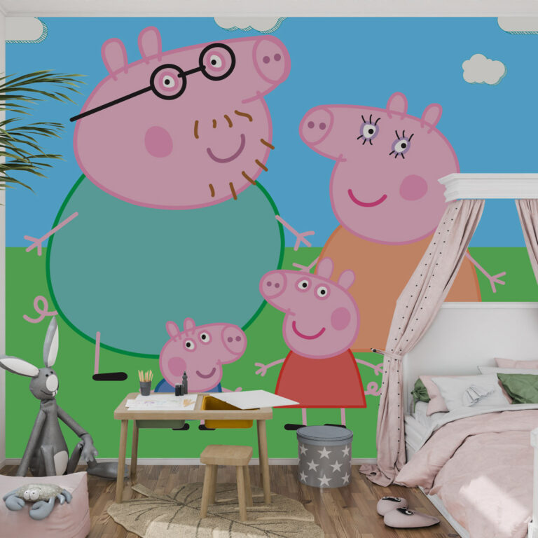 Dečija foto tapeta Pepa Prase motiv
