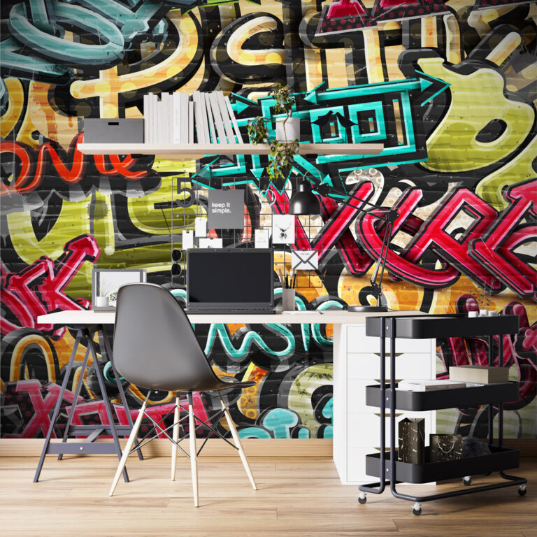 Foto tapeta grafiti zidni dizajn