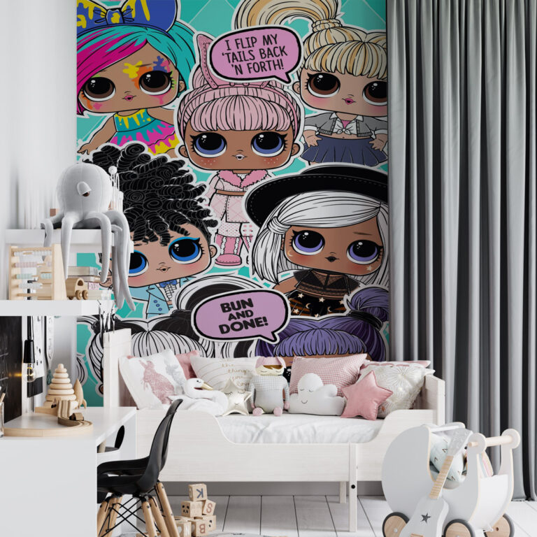 Dečija foto tapeta LOL lutke motiv