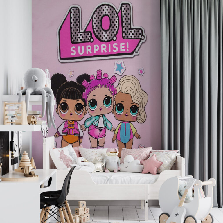 Foto tapeta LOL lutke za dečiju sobu