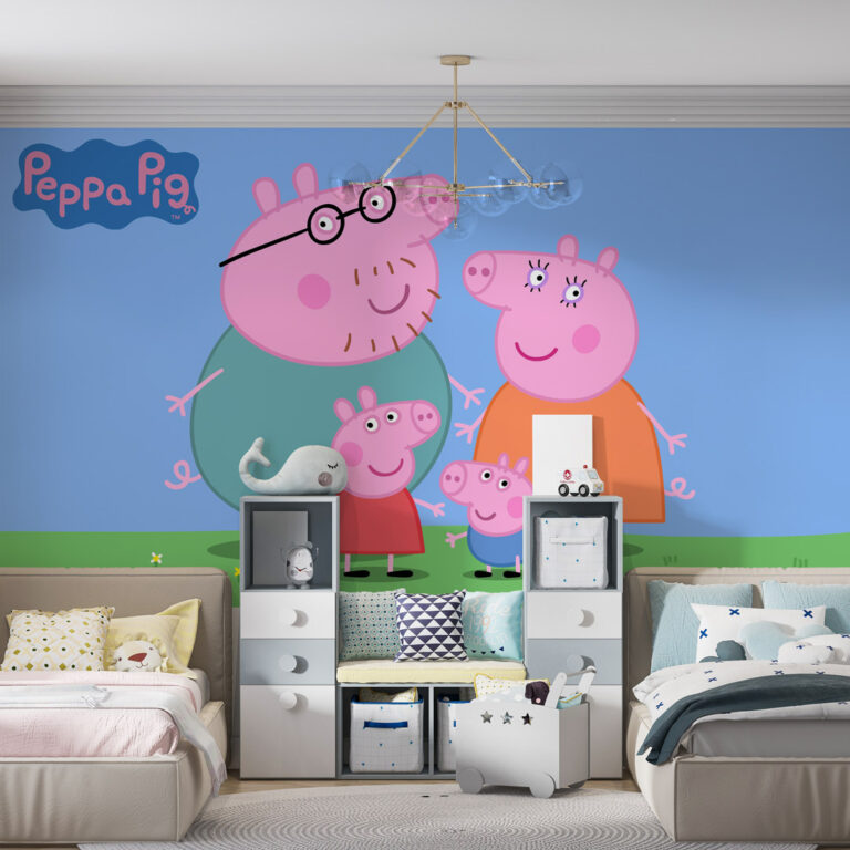 Dečija foto tapeta Pepa Prase crtani motiv