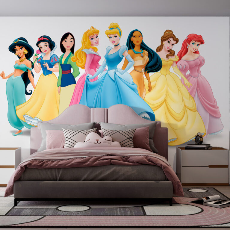 Dečija foto tapeta Dizni princeze crtani motiv