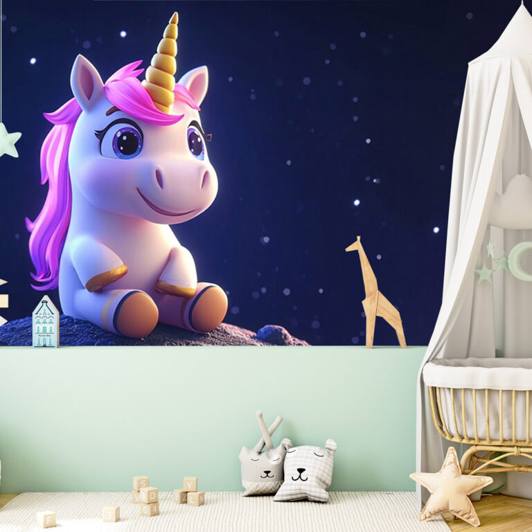 Dečija foto tapeta jednorog motiv