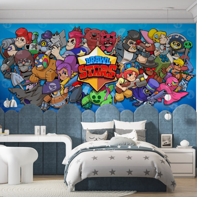 Dečija foto tapeta Brawl Stars gejmerski motiv
