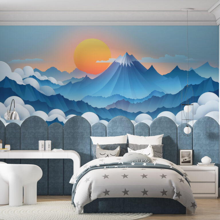 Foto tapeta zalazak sunca prirodni motiv