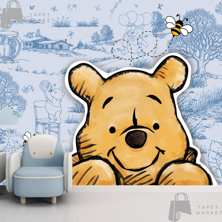 Dečija foto tapeta Winnie the Pooh – nežan crtani motiv