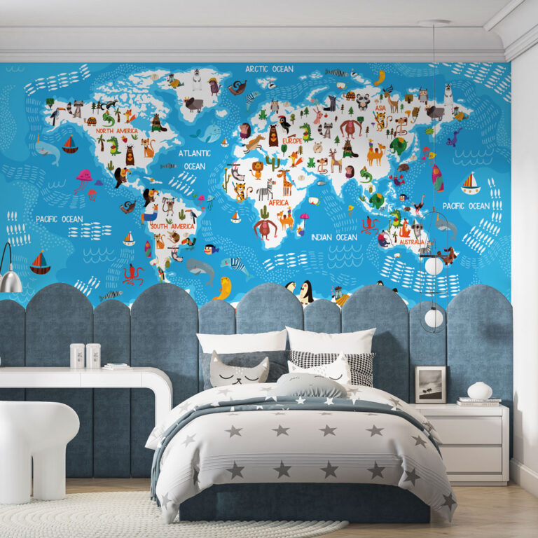 Foto tapeta karta sveta mapa sveta