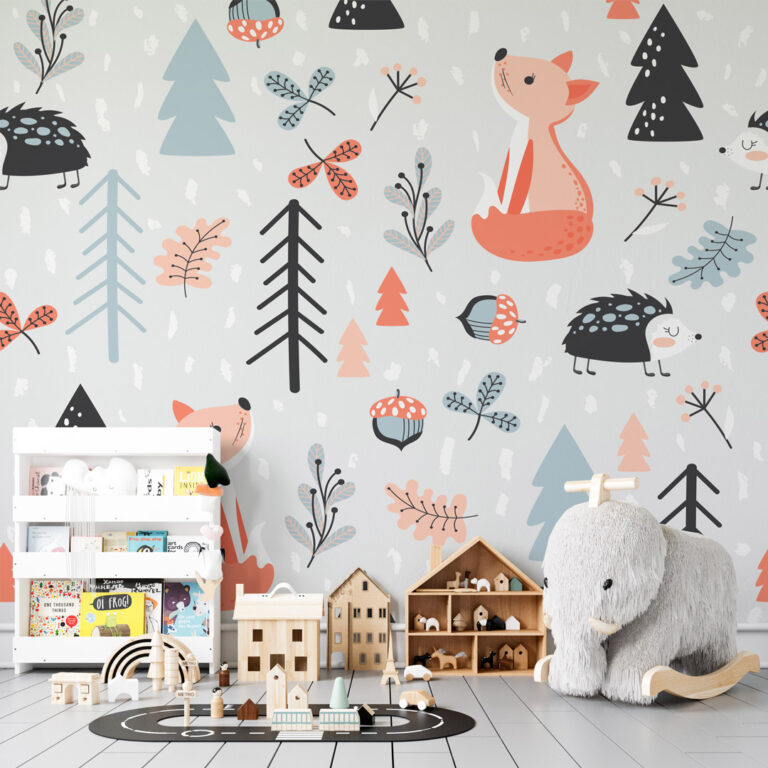 Dečija foto tapeta lisica crtani motiv