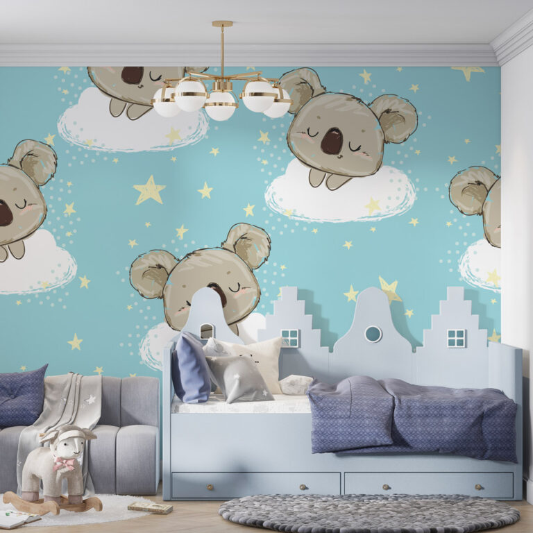 Dečija foto tapeta koale crtani motiv