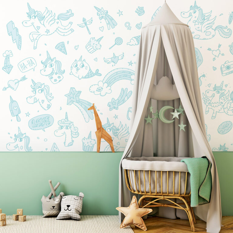 Foto tapeta jednorog dečiji motiv