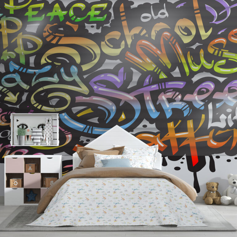 Foto tapeta grafiti zidni dizajn