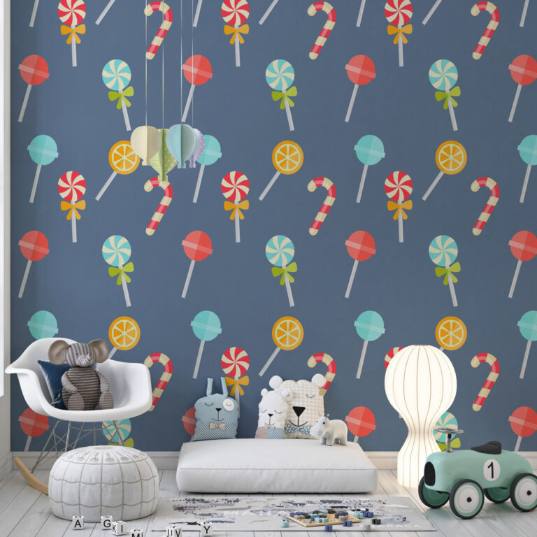 Dečiji patern lizalice šareni motiv