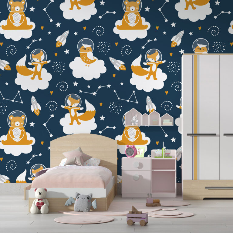 Dečiji patern životinje astronauti