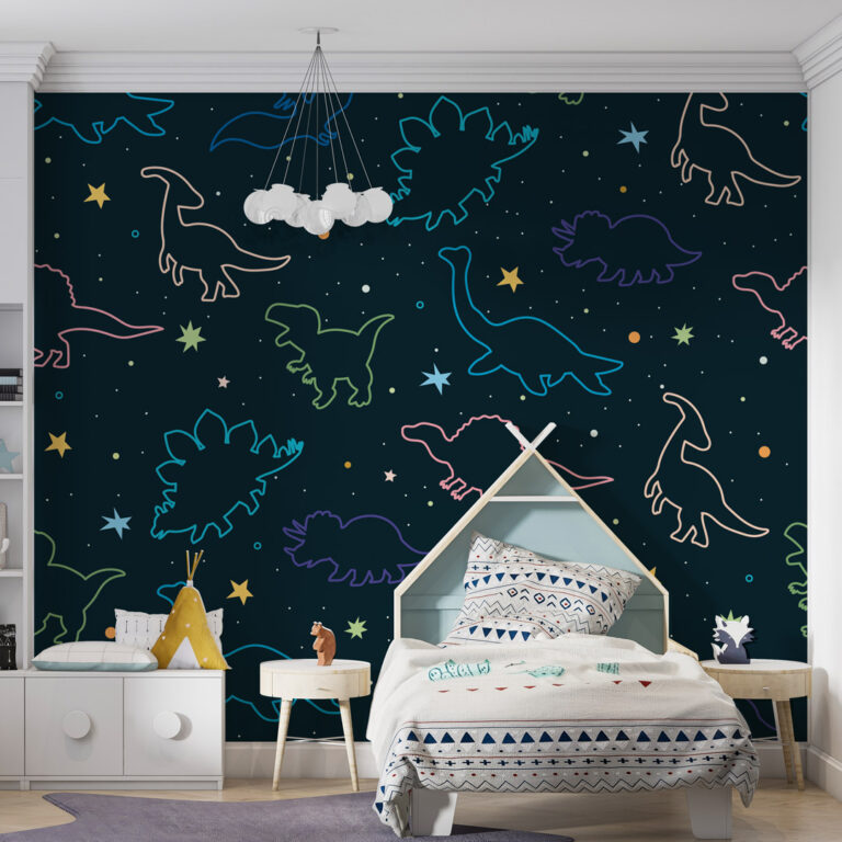 Foto tapeta dinosaurusi dečija soba
