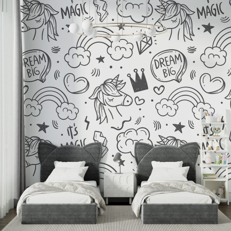 Dečija foto tapeta jednorog bajkoviti motiv