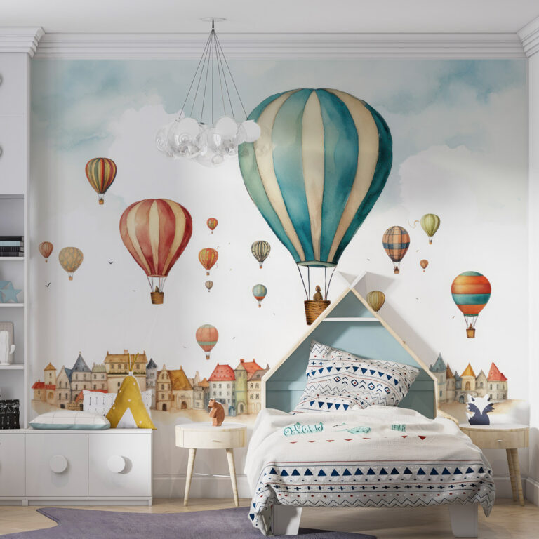 Foto tapeta šareni baloni patern