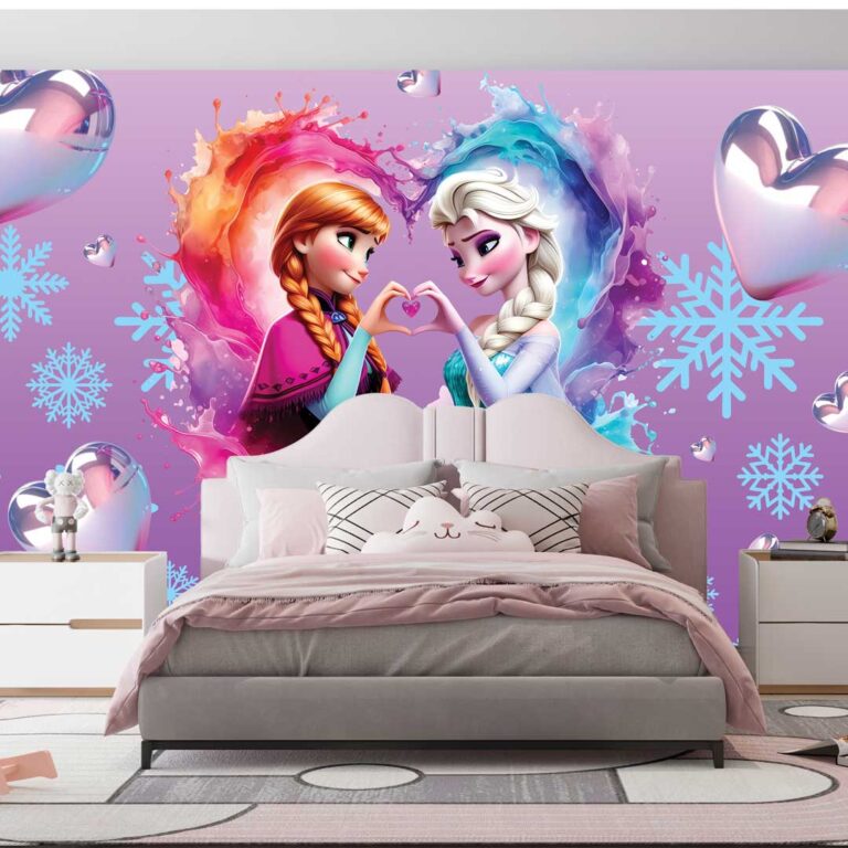 Dečija foto tapeta Frozen – bajkoviti motiv za dečiju sobu