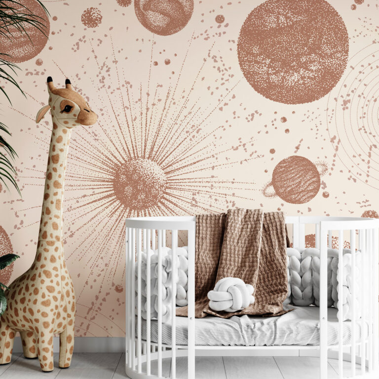 Dečija foto tapeta kosmos – planete i zvezde