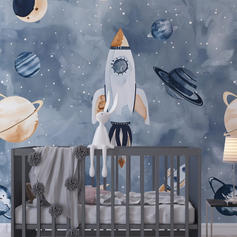 Dečija foto tapeta kosmos – planete i zvezde