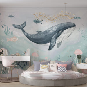 Dečija foto tapeta podvodni svet sa ribama – izrada po meri