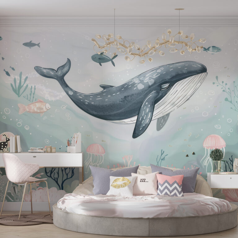 Dečija foto tapeta podvodni svet sa ribama – izrada po meri