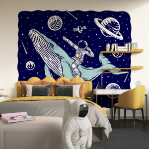 Dečija foto tapeta astronaut – svemirski motiv za dečiju sobu