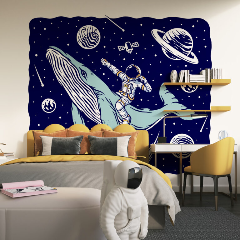 Dečija foto tapeta astronaut – svemirski motiv za dečiju sobu